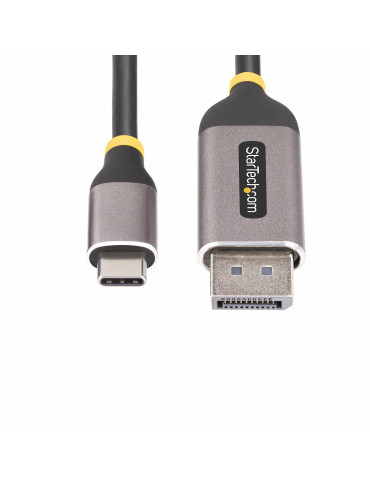 StarTech.com 3 m USB-C till DisplayPort-kabeladapter, 8K 60 Hz, 4K 144 Hz, HDR, USB Type-C till DP 1.4-videokonverteringskabel,
