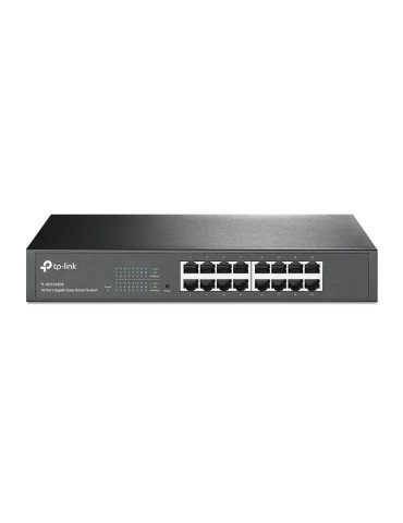 TP-Link TL-SG1016DE Managed L2 Gigabit Ethernet (10 100 1000) 1U Black