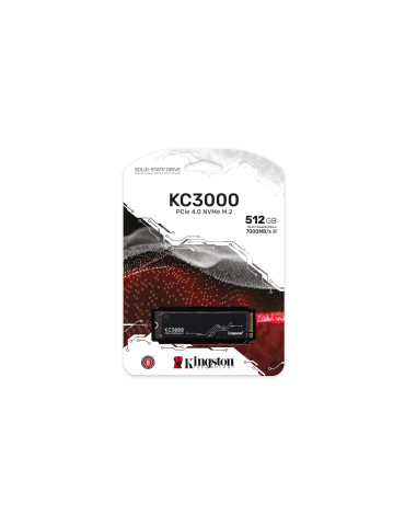 Kingston Technology 512G KC3000 M.2 2280 NVMe SSD