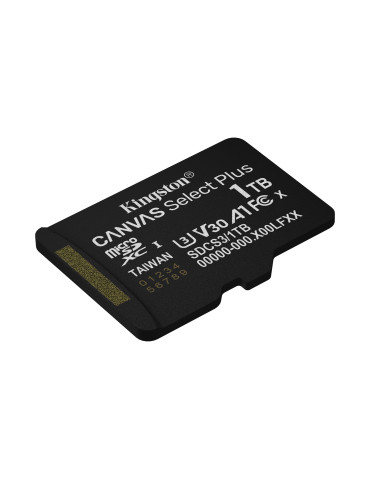 Kingston Technology Canvas Select Plus Gen3 1 TB MicroSDXC UHS-I Klass 10