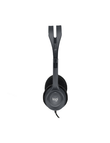 Logitech H111 Headset Wired Head-band Office Call center Black