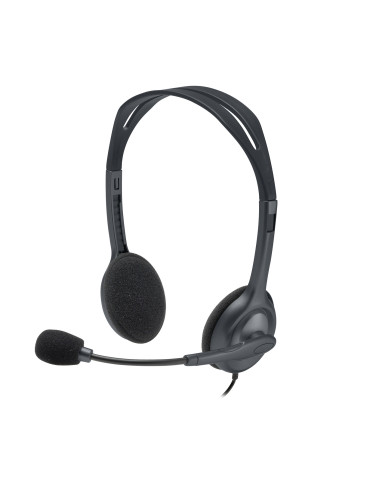 Logitech H111 Headset Wired Head-band Office Call center Black