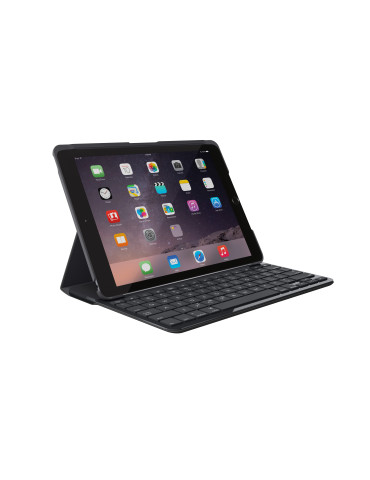 Logitech Slim Folio AZERTY French Bluetooth Carbon, Black
