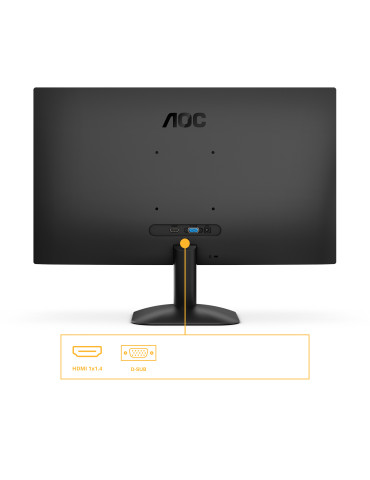 AOC 24B31H tietokoneen litteä näyttö 60,5 cm (23.8") 1920 x 1080 pikseliä Full HD Musta