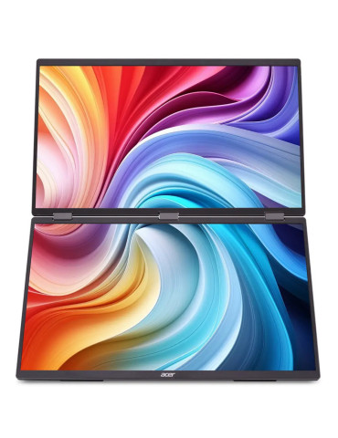 Acer PD193QEbmiuux tietokoneen litteä näyttö 47 cm (18.5") 1920 x 1080 pikseliä Double Full HD LED Harmaa