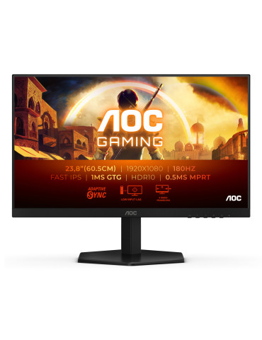 AOC G4 24G42E tietokoneen litteä näyttö 60,5 cm (23.8") 1920 x 1080 pikseliä Full HD LCD Musta