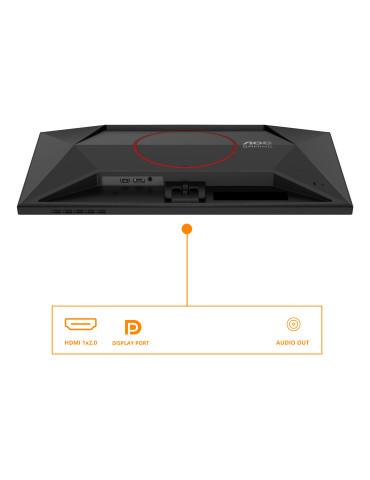 AOC G4 24G42E tietokoneen litteä näyttö 60,5 cm (23.8") 1920 x 1080 pikseliä Full HD LCD Musta