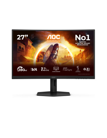 AOC G4 C27G4ZXU platta pc-skärmar 68,6 cm (27") 1920 x 1080 pixlar Full HD LED Svart
