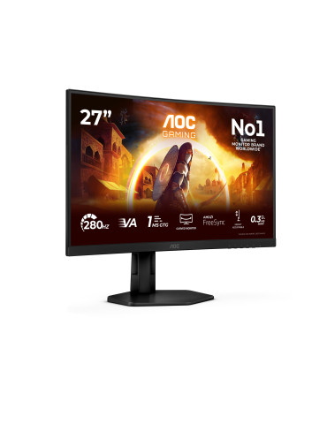 AOC G4 C27G4ZXU tietokoneen litteä näyttö 68,6 cm (27") 1920 x 1080 pikseliä Full HD LED Musta