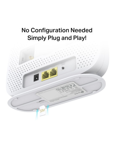 TP-Link TL-MR105 wireless router Fast Ethernet Single-band (2.4 GHz) 4G White