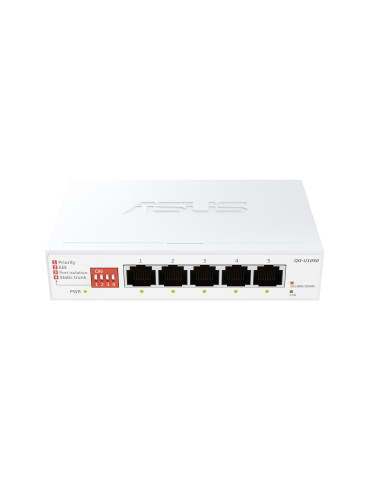 ASUS QG-U1050 Ohanterad 2.5G Ethernet (100 1000 2500) Vit
