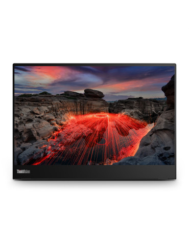 Lenovo ThinkVision M14t Gen 2 platta pc-skärmar 35,6 cm (14") 2240 x 1400 pixlar 2.2K LED Pekskärm Svart