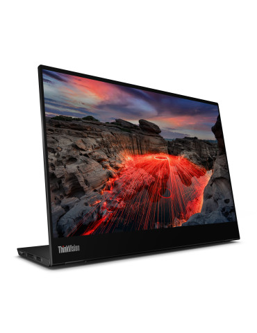 Lenovo ThinkVision M14t Gen 2 platta pc-skärmar 35,6 cm (14") 2240 x 1400 pixlar 2.2K LED Pekskärm Svart