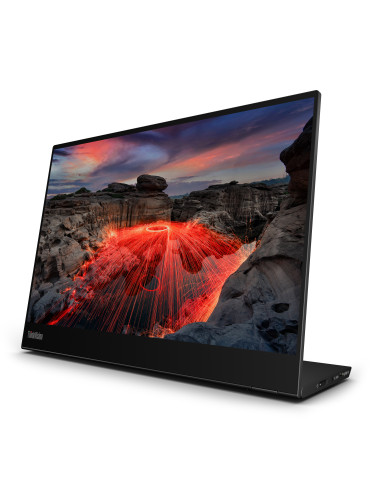 Lenovo ThinkVision M14t Gen 2 platta pc-skärmar 35,6 cm (14") 2240 x 1400 pixlar 2.2K LED Pekskärm Svart