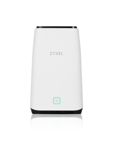 Zyxel FWA510 trådlös router Multi-Gigabit Ethernet Tri-band (2,4 GHz   5 GHz   5 GHz) 5G Svart, Vit