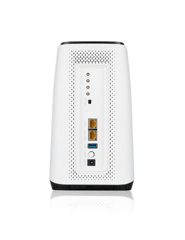 Zyxel FWA510 trådlös router Multi-Gigabit Ethernet Tri-band (2,4 GHz   5 GHz   5 GHz) 5G Svart, Vit