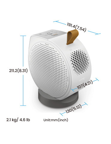 BenQ GV50 Standard throw-projektor 500 ANSI-lumen DLP 1080p (1920x1080) Vit