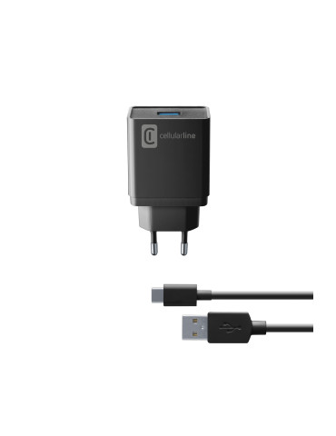Cellularline 8018080355660 Älypuhelin, Universaali Musta AC Sisätila