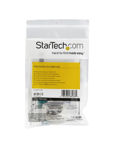 StarTech.com LTANCHOR cable lock accessory Anchor Silver 1 pc(s)