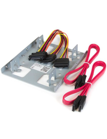 StarTech.com Dubbelt 2,5" till 3,5" HDD-fäste för SATA-hårddiskar – 2,5" till 3,5" fäste för monteringsfack för 2 enheter