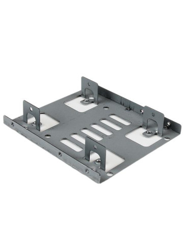 StarTech.com Dubbelt 2,5" till 3,5" HDD-fäste för SATA-hårddiskar – 2,5" till 3,5" fäste för monteringsfack för 2 enheter