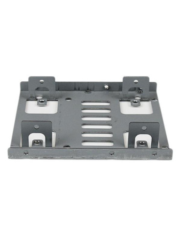 StarTech.com BRACKET25X2 asemapaikkaan asennettava paneeli 8,89 cm (3.5") Liitinpaneeli Ruostumaton teräs