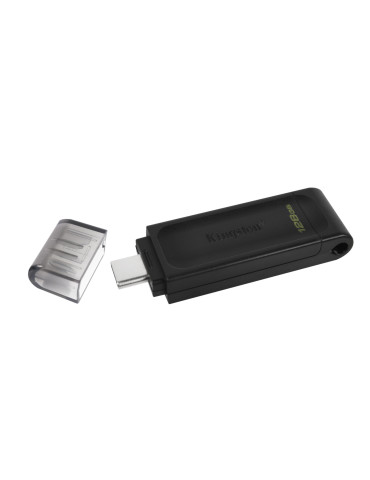 Kingston Technology DataTraveler 70 USB-sticka 128 GB USB Type-C 3.2 Gen 1 (3.1 Gen 1) Svart