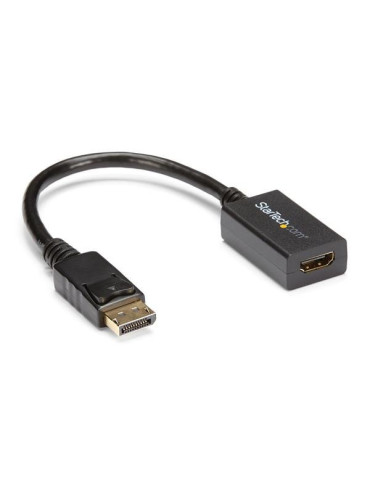 StarTech.com DP2HDMI2 video cable adapter 8.27" (0.21 m) DisplayPort HDMI Black