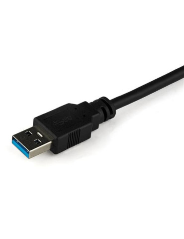 StarTech.com USB3S2SAT3CB laptop dock port replicator Black