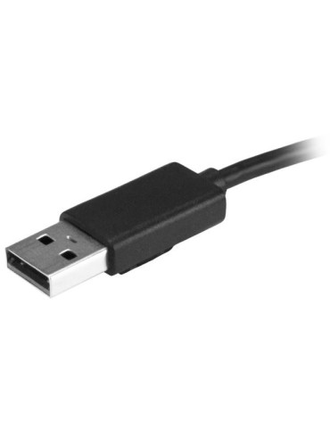 StarTech.com ST4200MINI2 keskitin USB 2.0 480 Mbit s Musta, Hopea