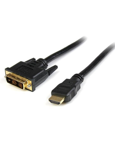 StarTech.com HDDVIMM2M video cable adapter 78.7" (2 m) HDMI DVI-D Black