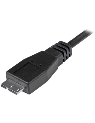 StarTech.com 50 cm USB-C till Micro USB-B-kabel, USB 10 Gbps, datasladd, 3 A, USB C till Micro-B-dataöverföringskabel