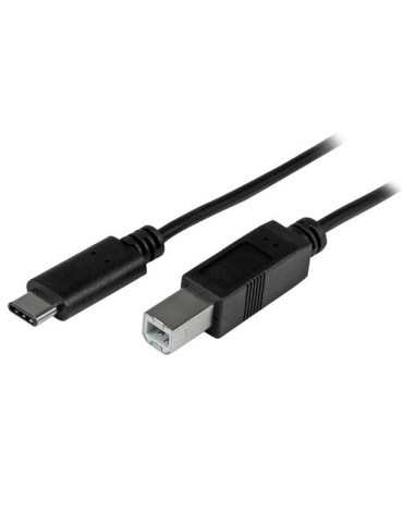StarTech.com 2 m USB-B till USB-C-kabel, datakabel, USB 2.0, USB-C-dataöverföringskabel