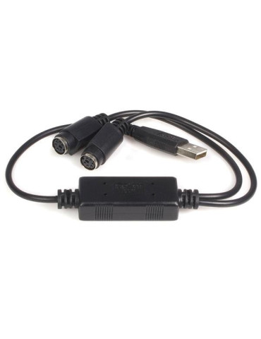 StarTech.com USBPS2PC PS 2 cable 17.1" (0.435 m) Black
