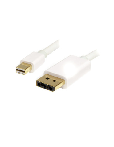 StarTech.com MDP2DPMM2MW DisplayPort cable 78.7" (2 m) mini DisplayPort White