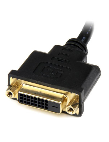 StarTech.com HDDVIMF8IN video cable adapter 7.87" (0.2 m) HDMI DVI-D Black