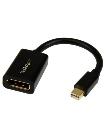 StarTech.com 15 cm Mini DisplayPort till DisplayPort-videokabeladapter – M F
