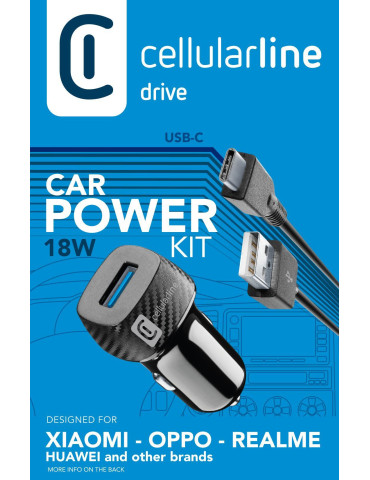 Cellularline 8018080303920 Smartphone, Universal Black Cigar lighter Fast charging Auto