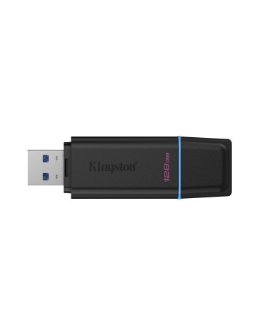 Kingston Technology DataTraveler 128GB Portable USB 3.2 Gen 1 Exodia Black Blue