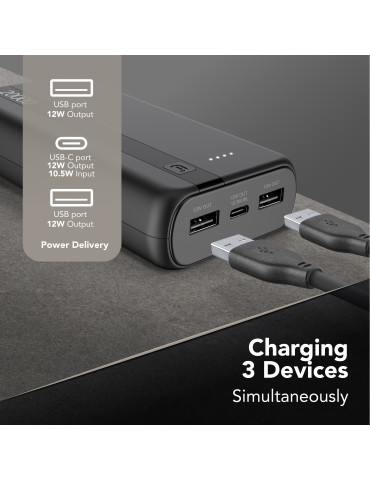 Cellularline 8018080481963 Litium-Ion (Li-Ion) 20000 mAh Svart