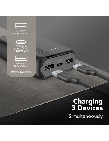 Cellularline 8018080481956 Litium-Ion (Li-Ion) 10000 mAh Svart