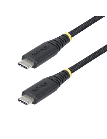 StarTech.com 1 m USB-C-laddningskabel, hållbar och mycket flexibel, 240 W (5 A) PD EPR, USB 2.0-laddningskabel för bärbar