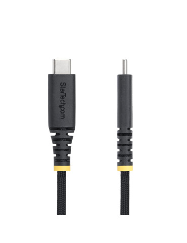 StarTech.com 1 m USB-C-laddningskabel, hållbar och mycket flexibel, 240 W (5 A) PD EPR, USB 2.0-laddningskabel för bärbar