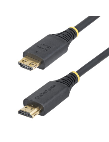 StarTech.com 2,4 m höghastighets HDMI-kabel med gripkontakter, 4K 60 Hz 1440p 144 Hz, HDR10 HDCP 2.2 ARC, 18 Gbps, UHD HDMI