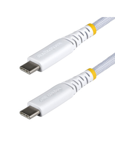 StarTech.com USB2CC1MNCBRWH USB cable USB 2.0 39.4" (1 m) USB C 0.48 Gbit s 60 W White
