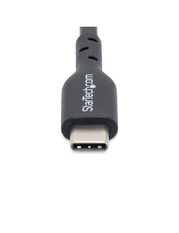 StarTech.com 4 m USB-C-laddningskabel, laddning och synkronisering, 60 W (3 A) PD, USB 2.0-laddarkabel för bärbar dator,