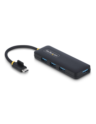 StarTech.com H5C4A-USB-HUB keskitin USB 3.2 Gen 1 (3.1 Gen 1) Type-C 5000 Mbit s Musta