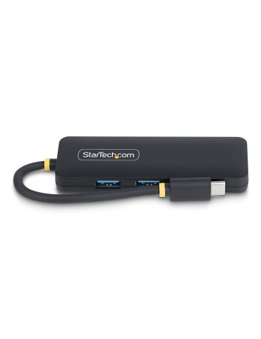 StarTech.com H5C4A-USB-HUB keskitin USB 3.2 Gen 1 (3.1 Gen 1) Type-C 5000 Mbit s Musta