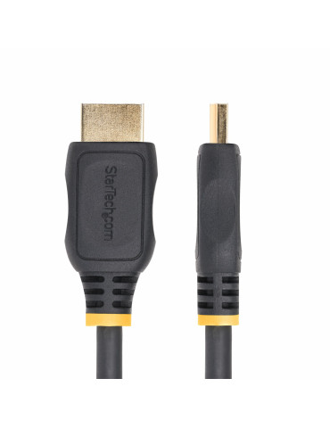StarTech.com 0,5 m HDMI 2.0-förlängningskabel, HDMI-portskyddskabel med hög hastighet, 4K 60 Hz, HDMI-förlängningssladd (hane
