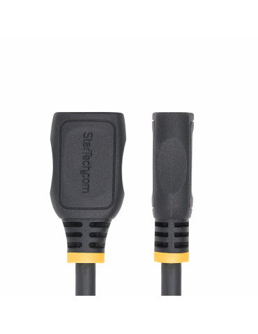 StarTech.com 0,5 m HDMI 2.0-förlängningskabel, HDMI-portskyddskabel med hög hastighet, 4K 60 Hz, HDMI-förlängningssladd (hane